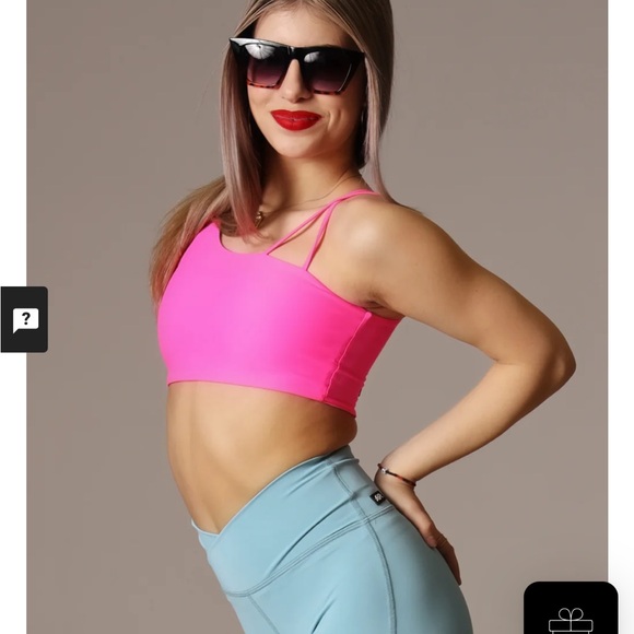 NWT Tiger Friday Dancewear May Reversible Crop Size CL Color Cotton Candy - Picture 10 of 12